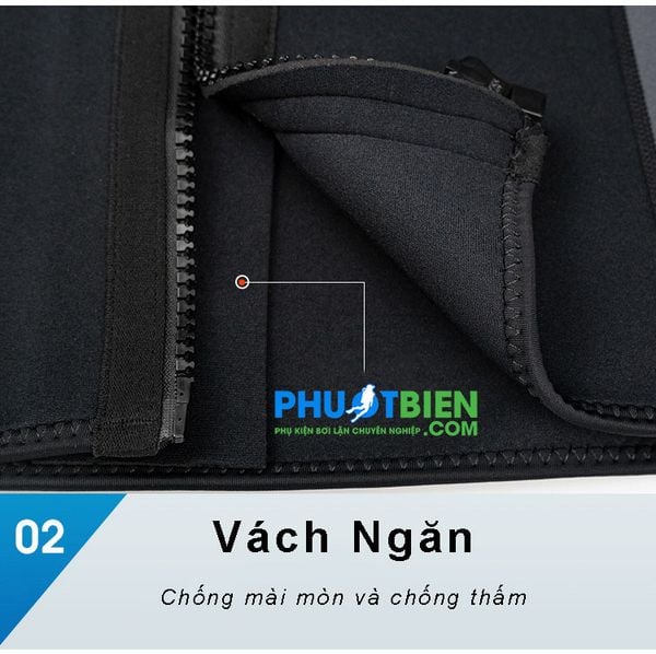 Áo lặn giữ nhiệt nam Wetsuit Dive & Sail 3mm