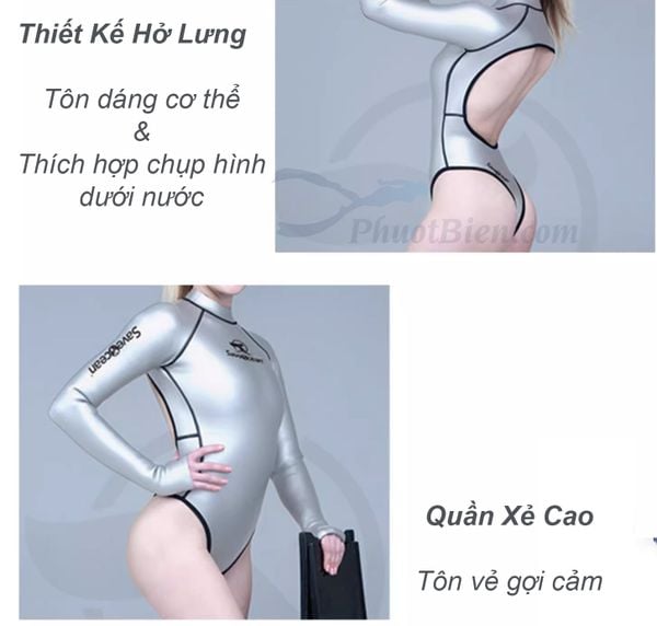 Bikini Wetsuit lặn freedive saveocean bestdive