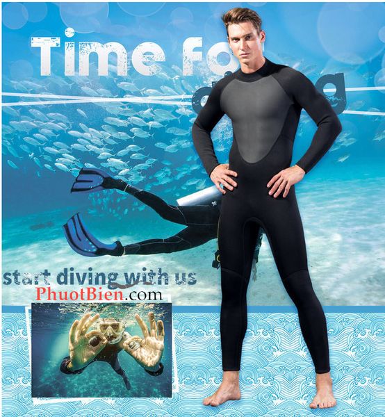 Bộ đồ lặn wetsuit chống nước 3mm