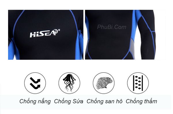 Bộ đồ lặn giữ nhiệt scuba Wetsuit 3mm