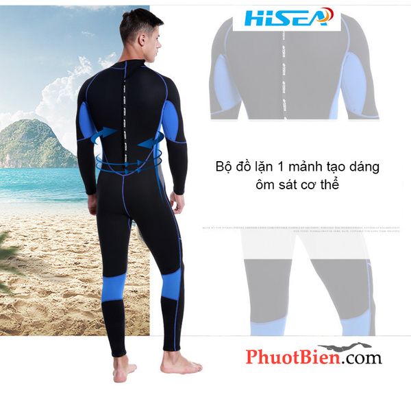 Bộ đồ lặn giữ nhiệt scuba Wetsuit 3mm