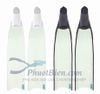 Chân Nhái Sợi Thủy Tinh Xuyên Sáng Transparent Freediving Leaderfins Màu Trắng ICE BI-FINS