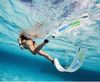 Chân Nhái Sợi Thủy Tinh Xuyên Sáng Transparent Freediving Leaderfins Màu Trắng ICE BI-FINS