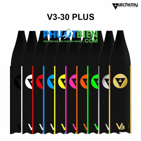 Chân nhái lặn freedive chuyên nghiệp Carbon Alchemy V3-30-Plus Fins