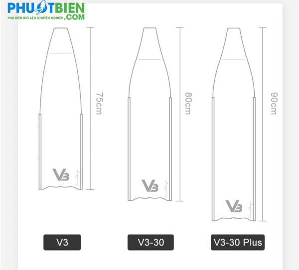 Chân nhái lặn freedive Alcheme V3-30-Plus Fins