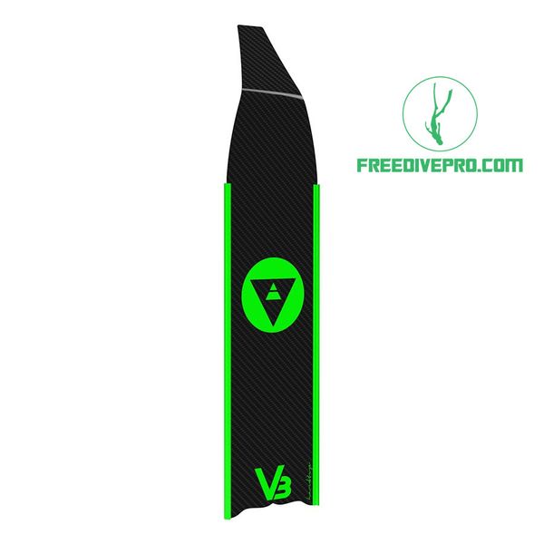Chân nhái lặn freedive Alcheme V3-30-Plus Fins Xanh Green Neon