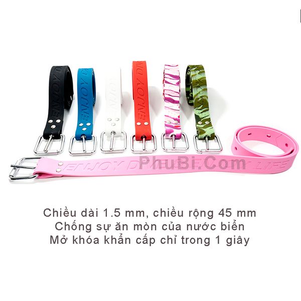 Đai chì dây nịt lặn biển diving belt