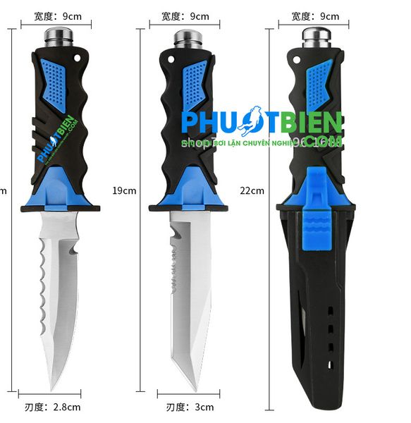 Dao Lặn Bằng Thép Không Gỉ Dive Knife