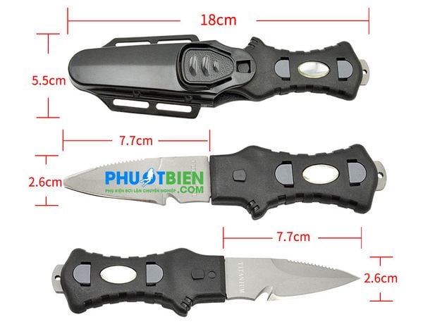 Dao lặn biển titanium 967T