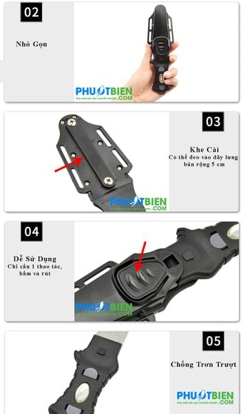Dao lặn biển titanium 967T