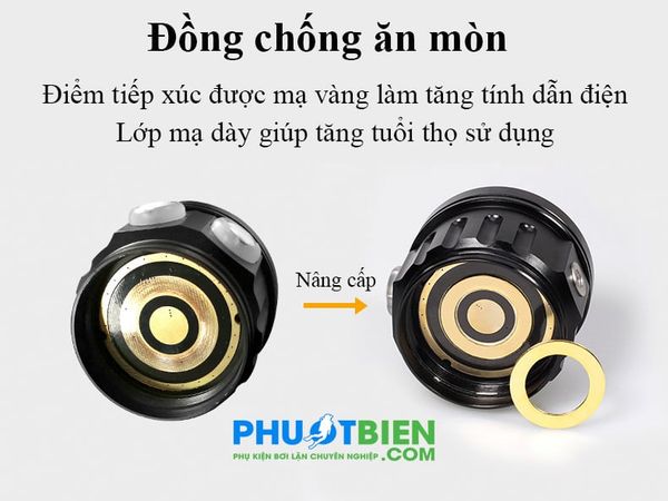 Đèn Pin Led Lặn Biển Chống Thấm Nước Đa Chức Năng FLashlight  QH14-7