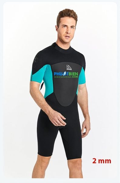 Wetsuit Bơi Lặn Giữ Nhiệt Nam & Nữ Dạng Lửng 2MM