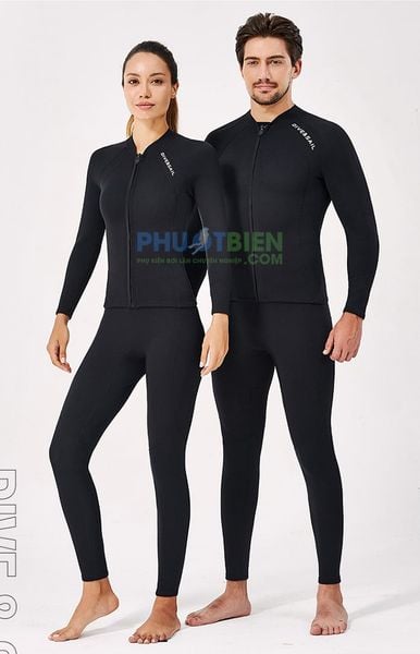 Đồ bơi lặn đôi giữ nhiệt wetsuit nam nữ AL244