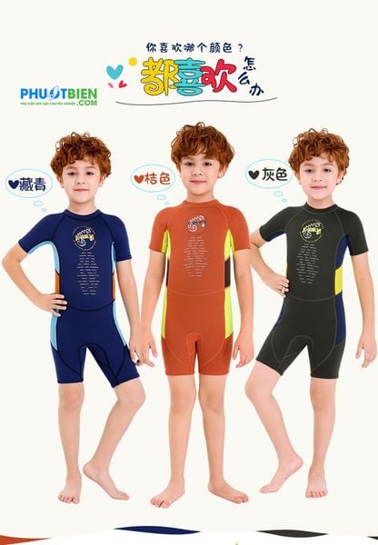 Đồ Bơi Giữ Nhiệt Cho Bé Trai Wetsuit X-Manta