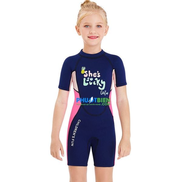 Đồ Bơi Wetsuit Chống Lạnh & Chống Thấm Cho Bé Gái