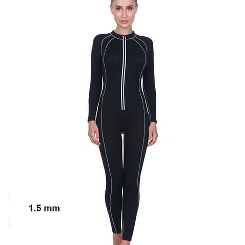  Quần Áo Bơi Lặn Giữ Nhiệt Wetsuit Nữ 1.5 mm - ALN003 43-83kg 