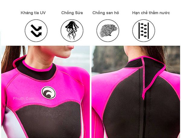 Quần áo bơi lặn wetsuit nữ