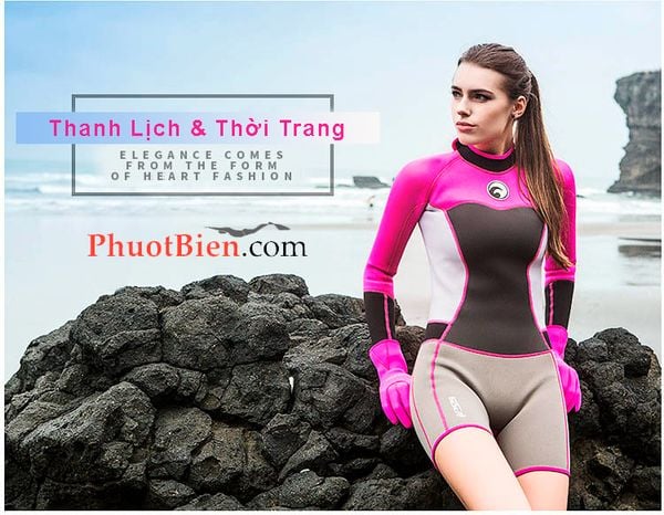 quần áo bơi lặn giữ nhiệt websuit nữ