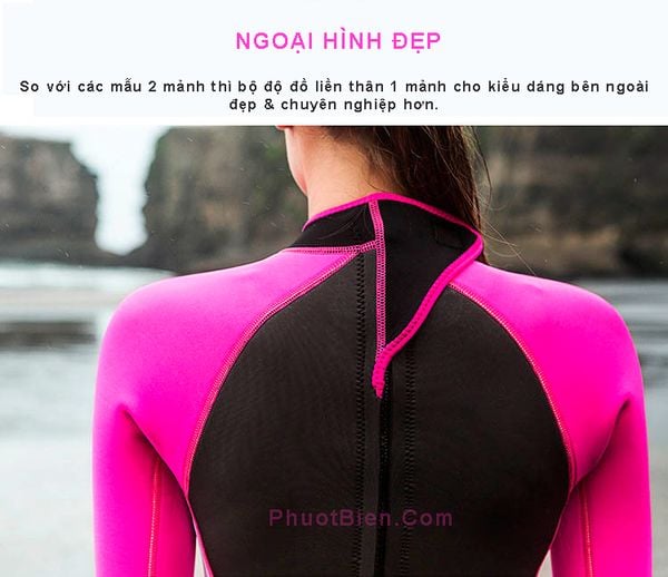 Đồ bơi lặn nữ giữ nhiệt Wetsuit