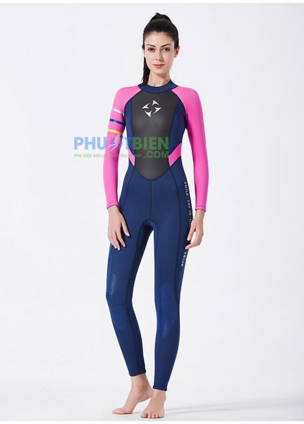 Wetsuit bơi lặn giữ nhiệt nữ 3mm