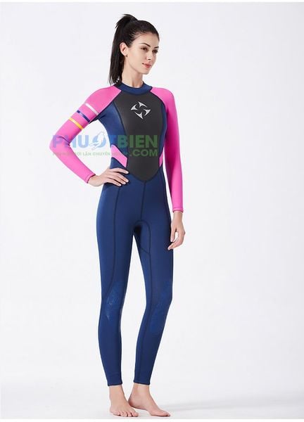 Wetsuit bơi lặn giữ nhiệt nữ 3mm