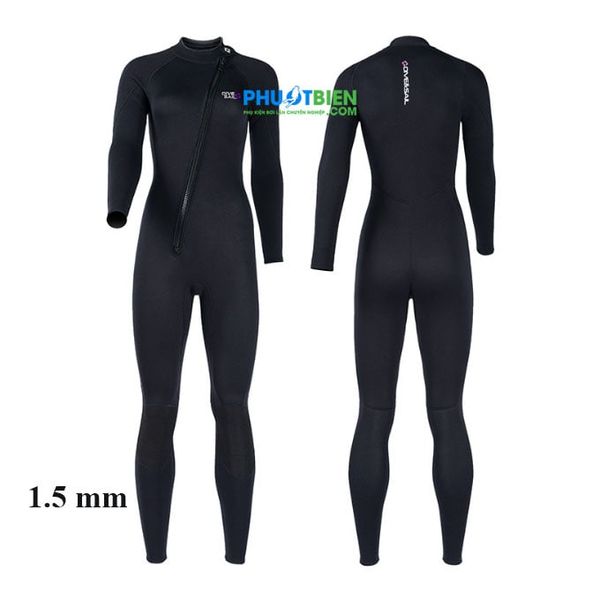 Đồ bơi lặn Wetsuit nữ giữ nhiệt 1.5 mm