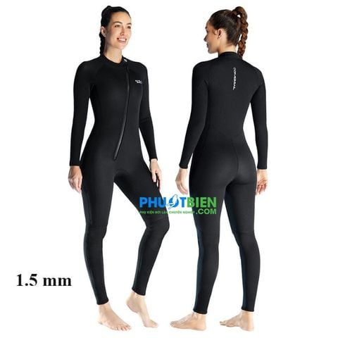  Đồ Bơi Lặn Nữ Giữ Nhiệt Wetsuit 1.5mm - ALN210 