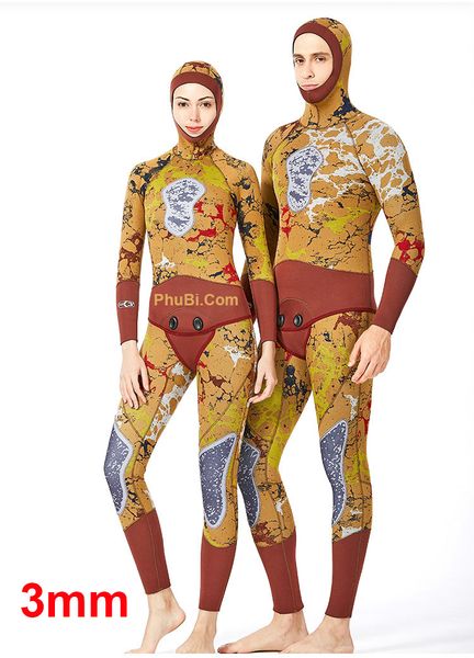 Đồ lặn bắn cá wetsuit 3mm nam nữ