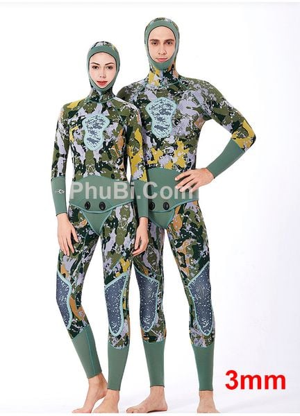 Quần áo bơi lặn wetsuit nam nữ 3mm