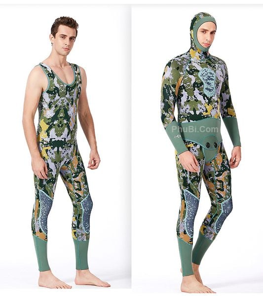 Bộ đồ lặn wetsuit 2 mảnh nam nữ 3mm