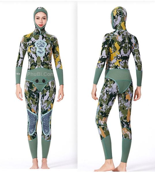 Bộ đồ lặn wetsuit 2 mảnh nam nữ 3mm