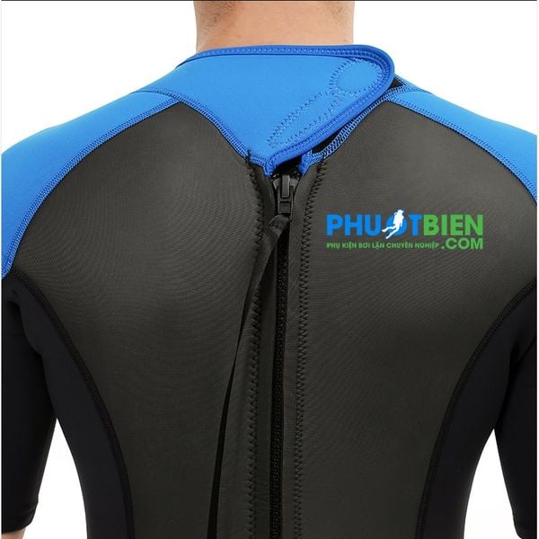 Đồ lặn wetsuit nam liền thân 1 mảnh dạng lửng 3mm