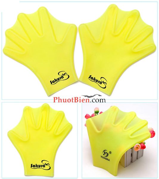 Găng tay bơi màng ếch silicone