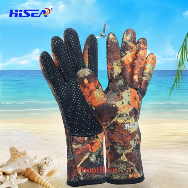 Găng Tay Bơi Lặn Giữ Nhiệt Hisea Diving Gloves