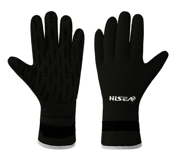 Găng tay bơi lặn giữ nhiệt hisea diving gloves