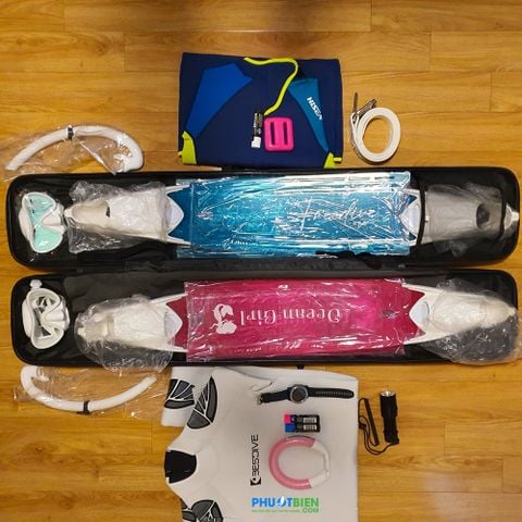  Hộp Vali Fin Box Đựng Chân Nhái Freedive 