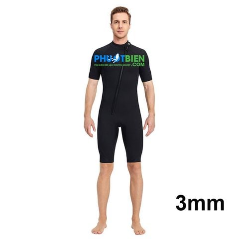  Đồ Lặn Liền Thân 1 Mảnh Dạng Lửng Wetsuit 3mm - AL179 