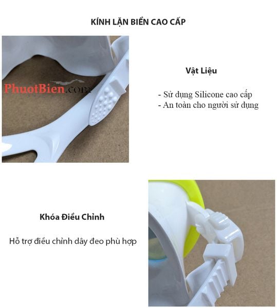 Kính lặn biển snorkeling & freediving mask