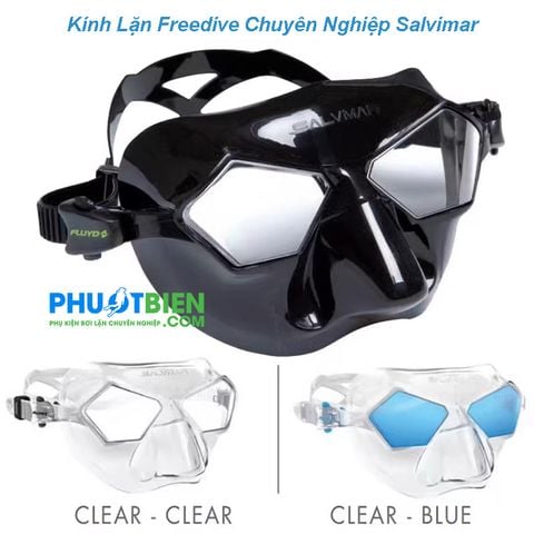  Kính Lặn Freediving Mắt Nhỏ Chuyên Nghiệp Salvimar 