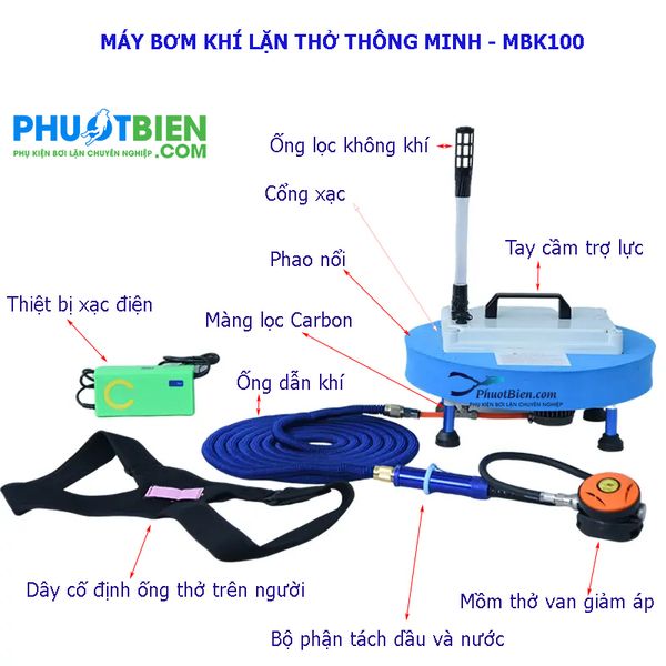 Máy Bơm Khí Nén Cho Thợ Lặn