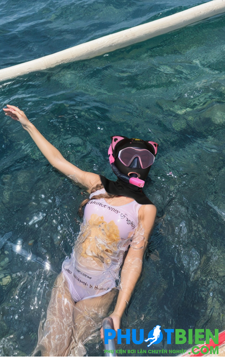 Mũ nón lặn bơi vải chống nắng toàn phần