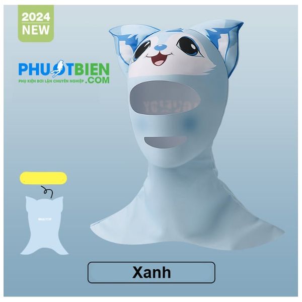 Mũ Nón Bơi Lặn Vải Hóa Trang Chống Nắng Toàn Phần