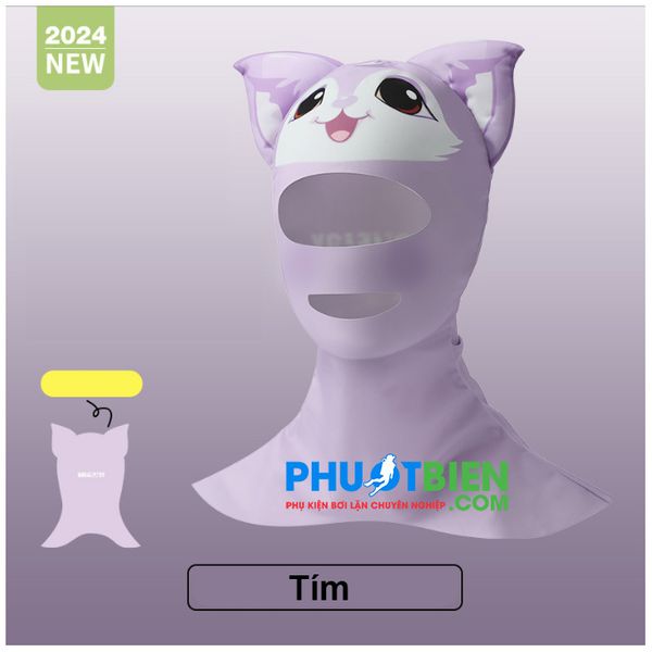 Mũ Nón Bơi Lặn Vải Hóa Trang Chống Nắng Toàn Phần