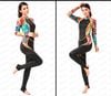 Đồ Bơi Nữ Tay Dài Liền Thân Chống nắng- QA004 Size L-XL