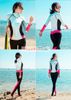 Đồ Bơi Nữ Tay Dài Liền Thân Size XL- QA010