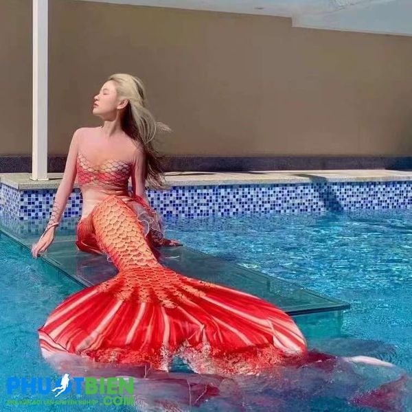 Bộ quần áo váy bơi nàng tiên cá cho người lớn mermaid tails for adults