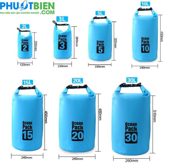 Túi chống nước đựng đồ bơi và đồ đi biển dry bag