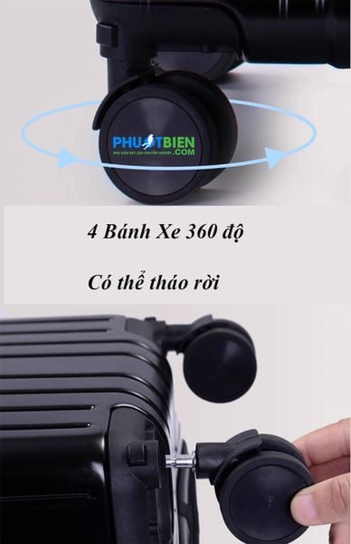 Vali fins box đựng chân vịt lặn biển