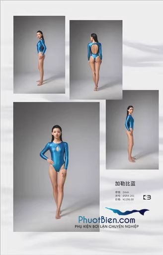 Bestdive Medusa Bikini Wetsuit bơi lặn giữ nhiệt nữ 2mm