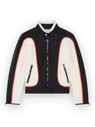 AK Diesel Biker Colour Block - Black White